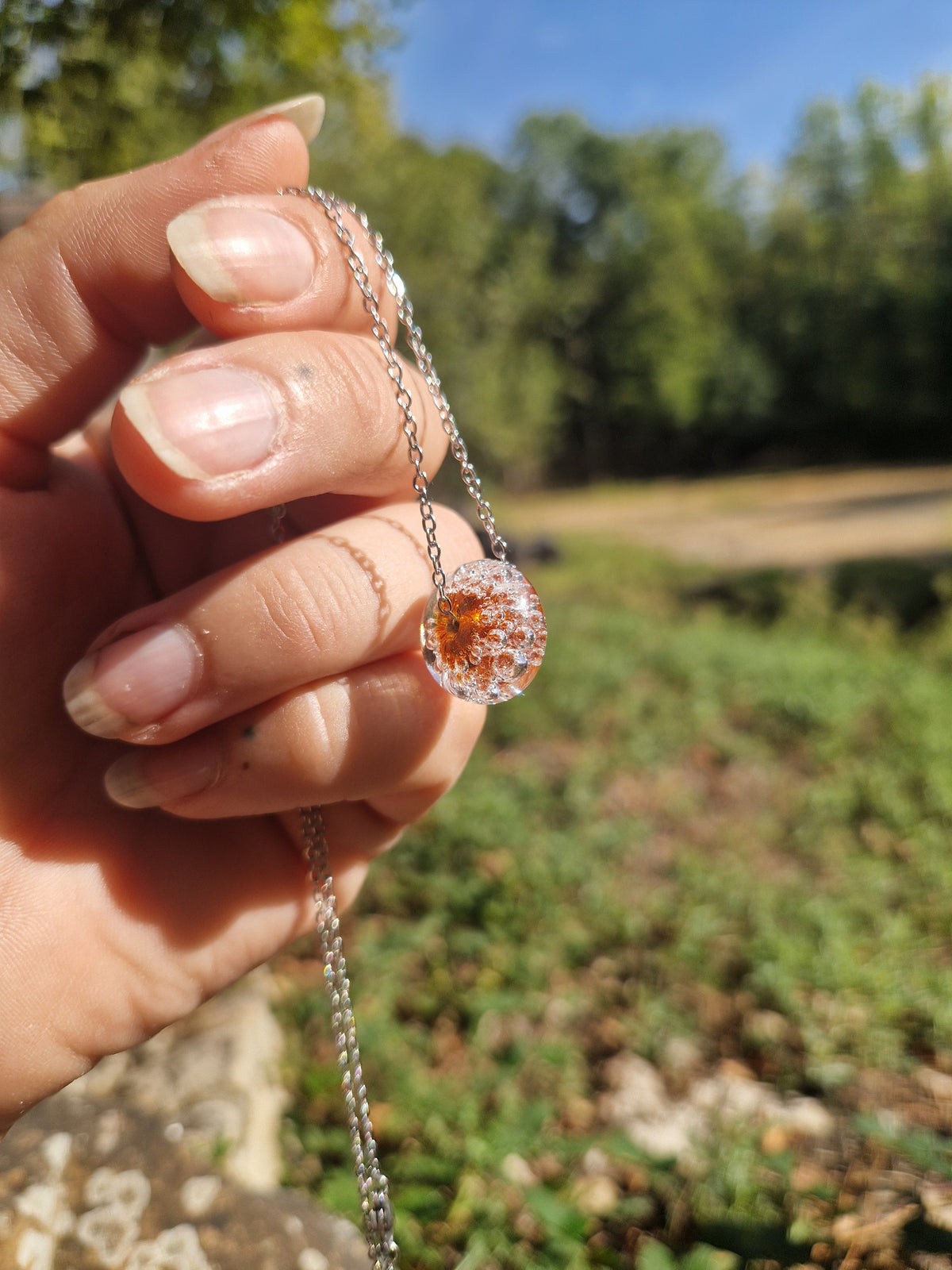 Collier écume topaz