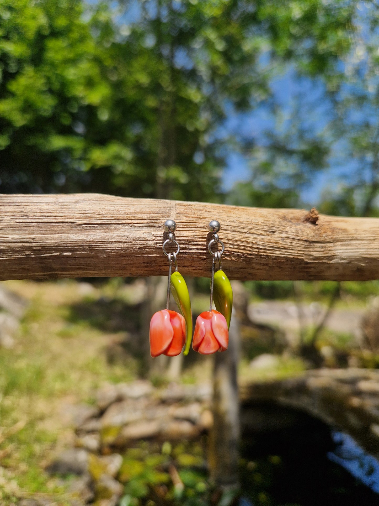 Boucles d'oreilles Tulipes