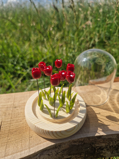 Cloche aux Tulipes
