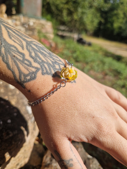 Bracelet fleurs d'automne