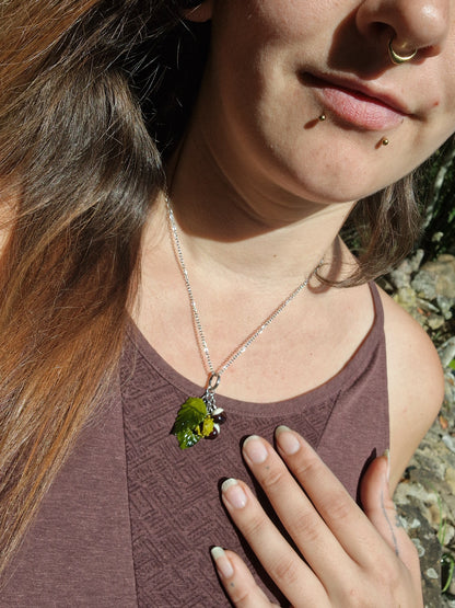 Collier petits marrons