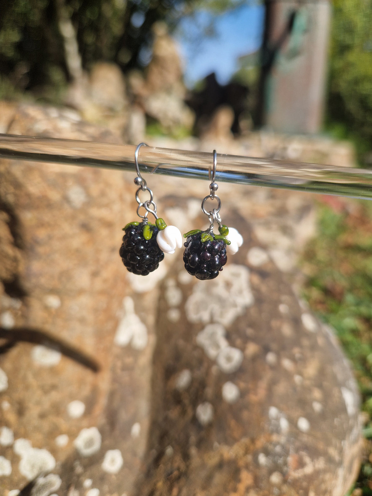 Boucles d'oreilles fruits des bois
