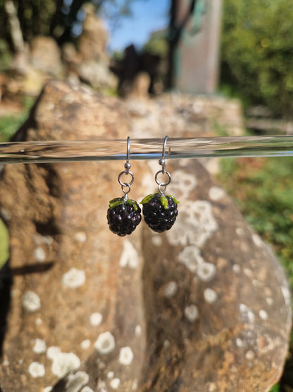Boucles d'oreilles fruits des bois