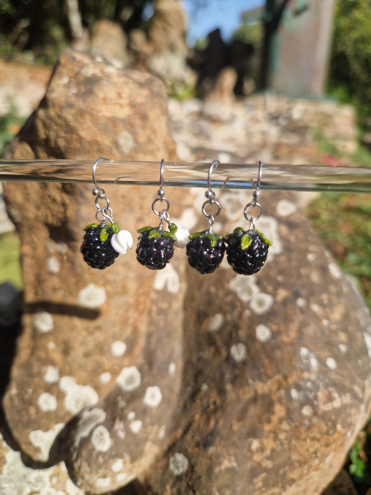 Boucles d'oreilles fruits des bois