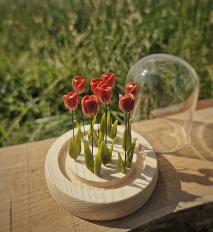 Cloche aux Tulipes
