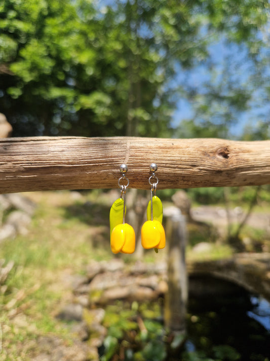 Boucles d'oreilles Tulipes