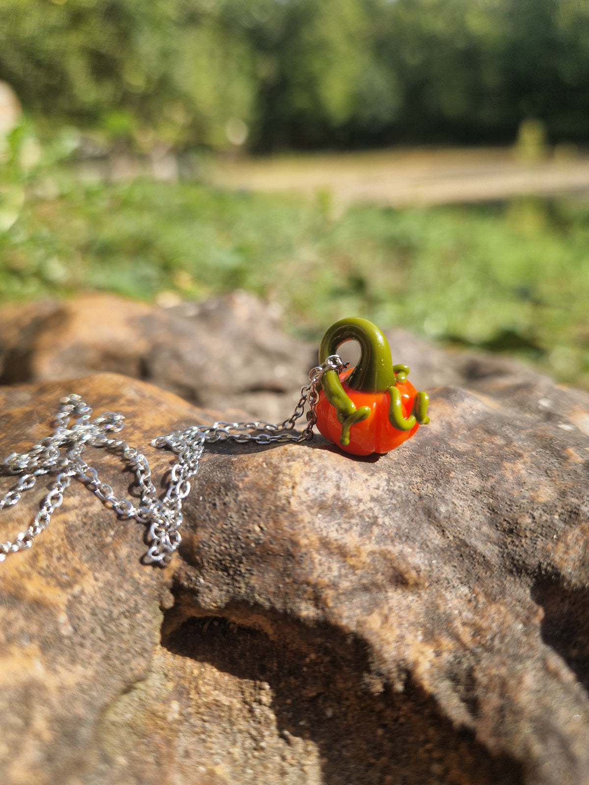 Collier citrouille