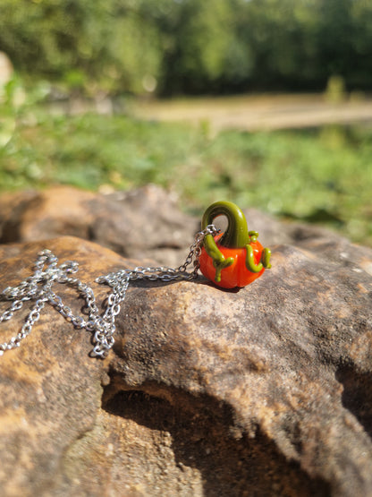 Collier citrouille