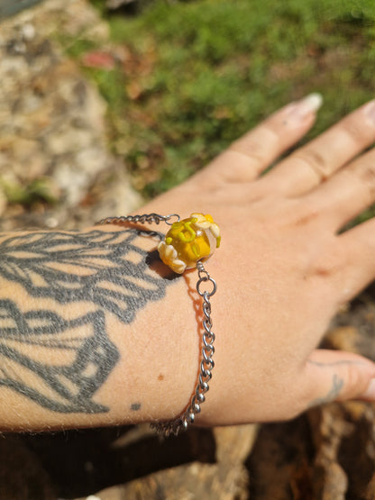 Bracelet fleurs d'automne