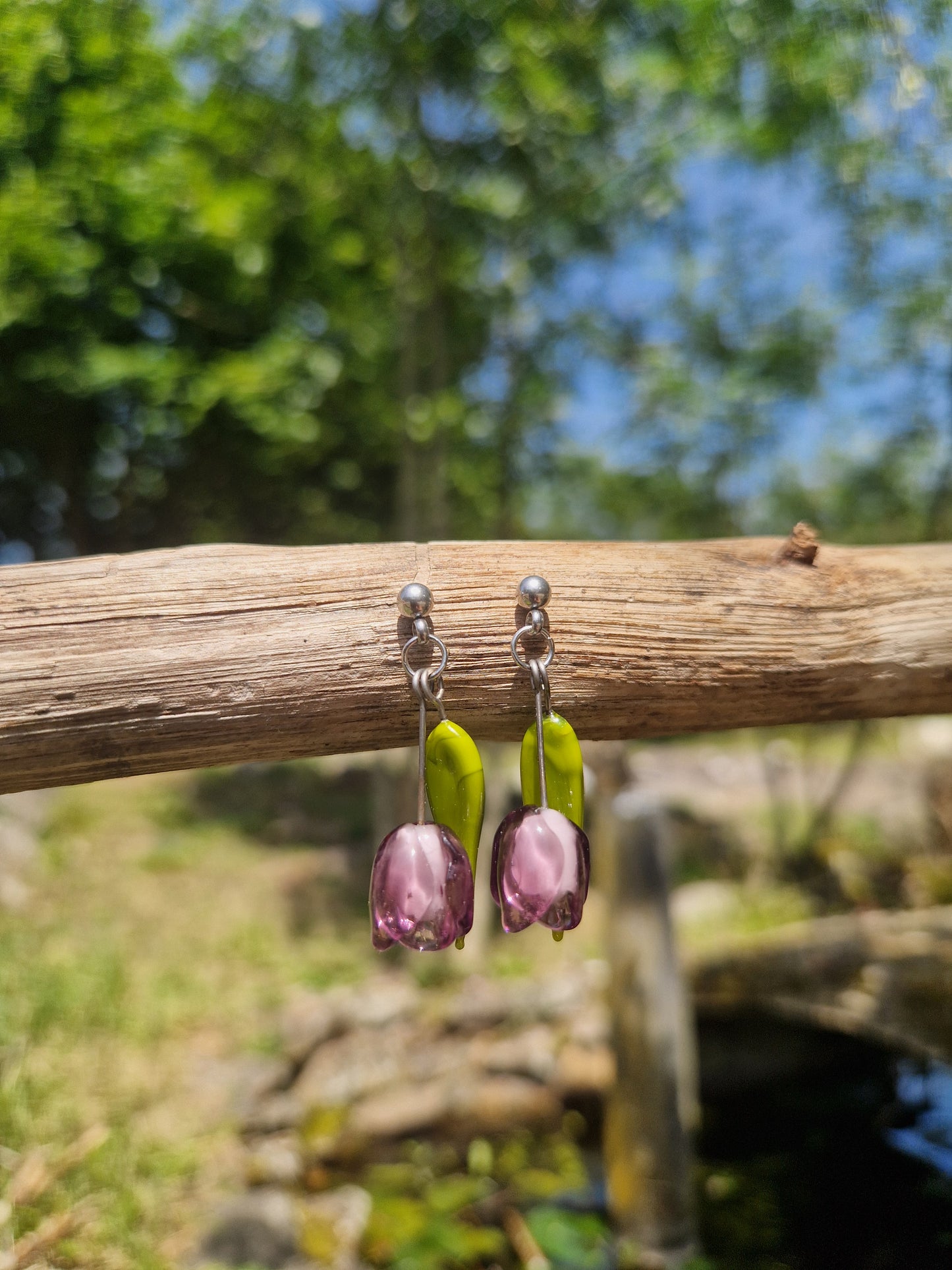 Boucles d'oreilles Tulipes