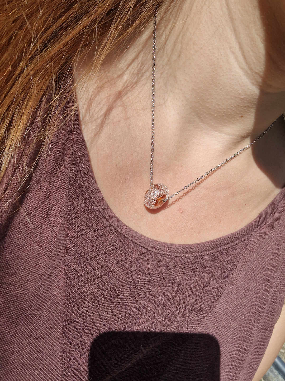 Collier écume topaz