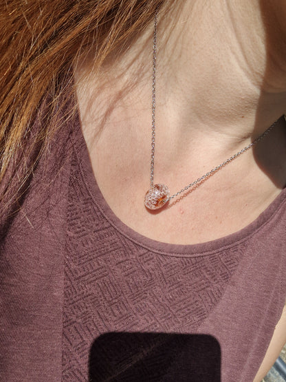 Collier écume topaz