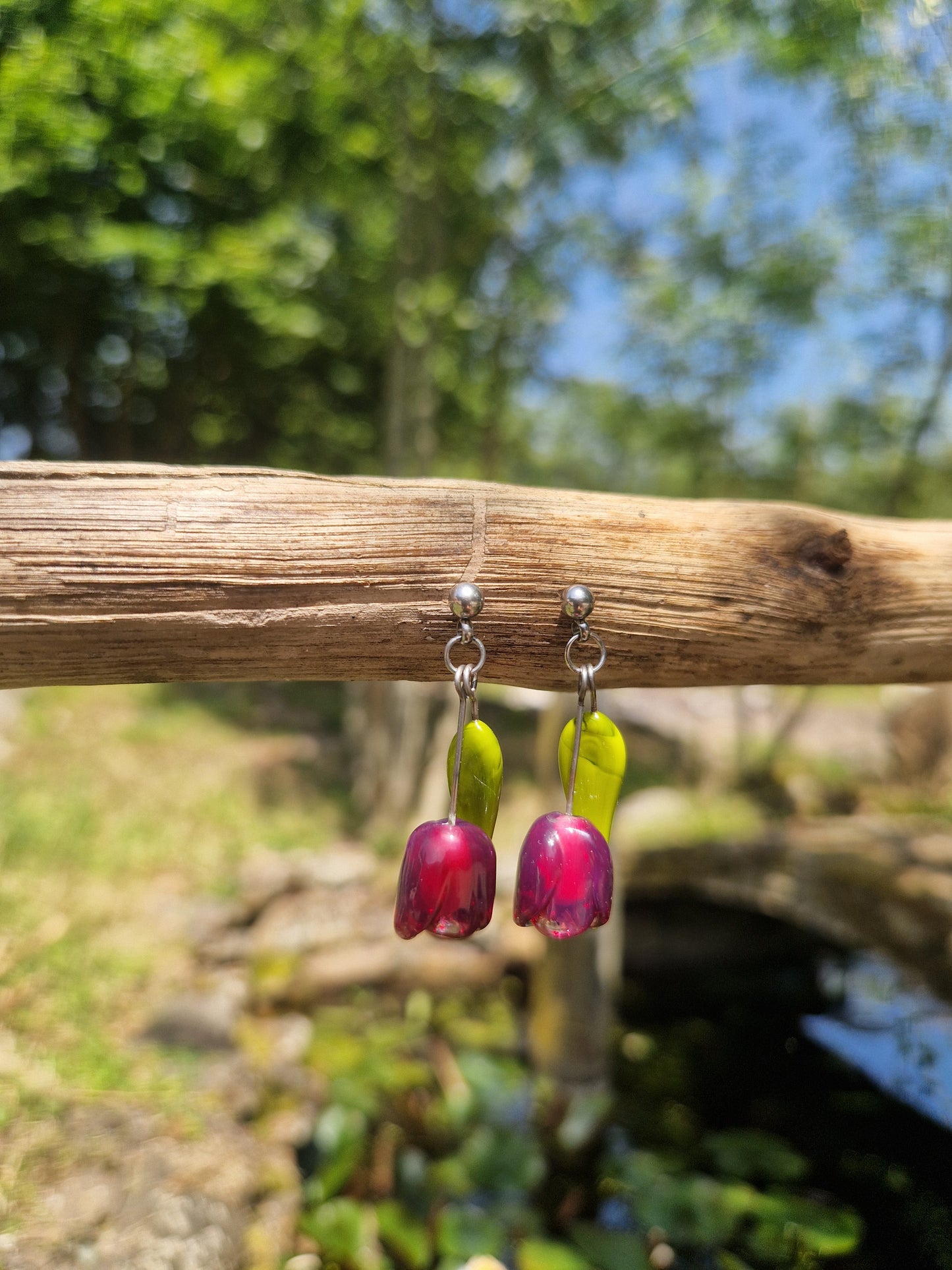 Boucles d'oreilles Tulipes
