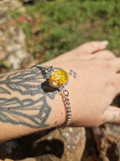 Bracelet fleurs d'automne