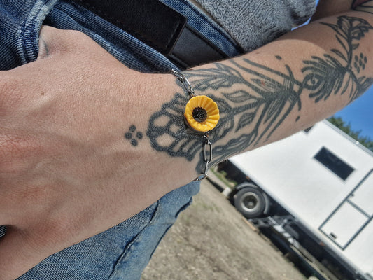 Bracelet tournesol